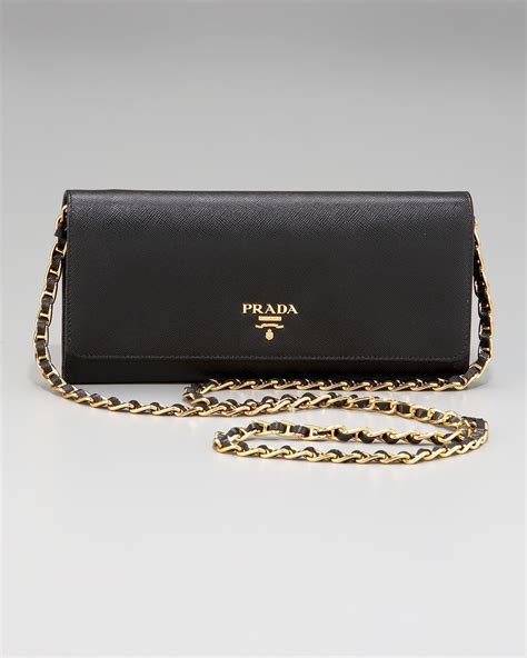 prada wallet black gray|prada wallet on chain black.